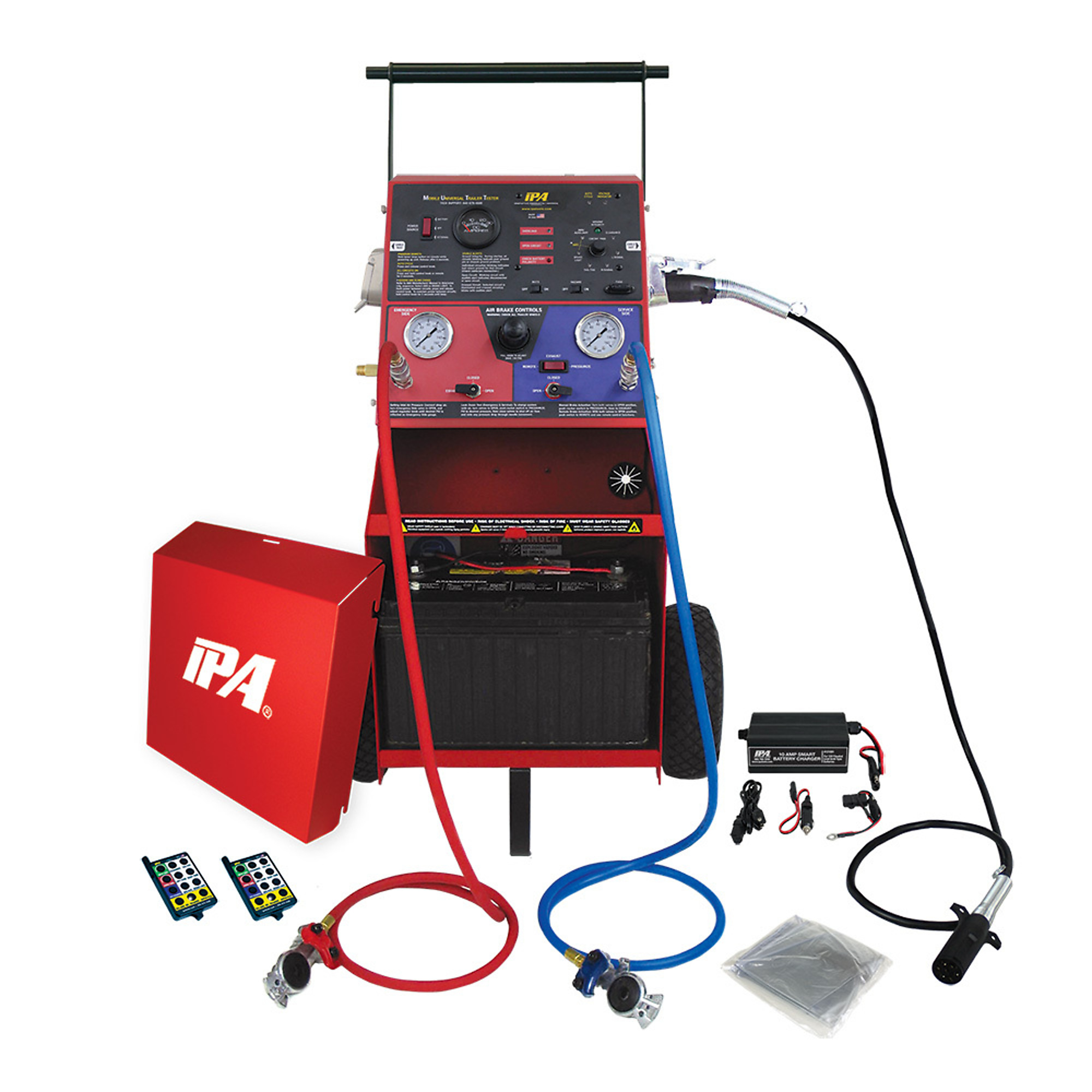 IPA Super Mutt Mobile Universal Trailer Light Tester, Deluxe, 0-20 Amps, Model# 9008-DL